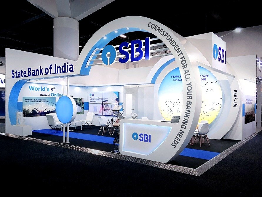 SBI Custom expo booth for SIBOS 2018 at Sydney ICC