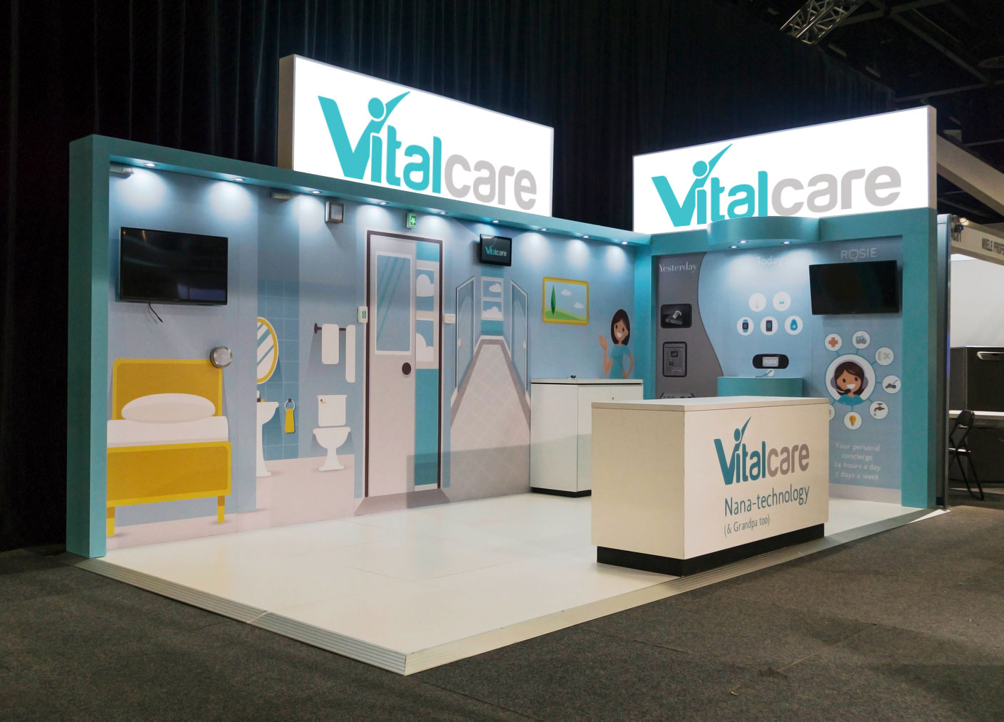 Vitalcare rebuilt stand in Sydney ICC