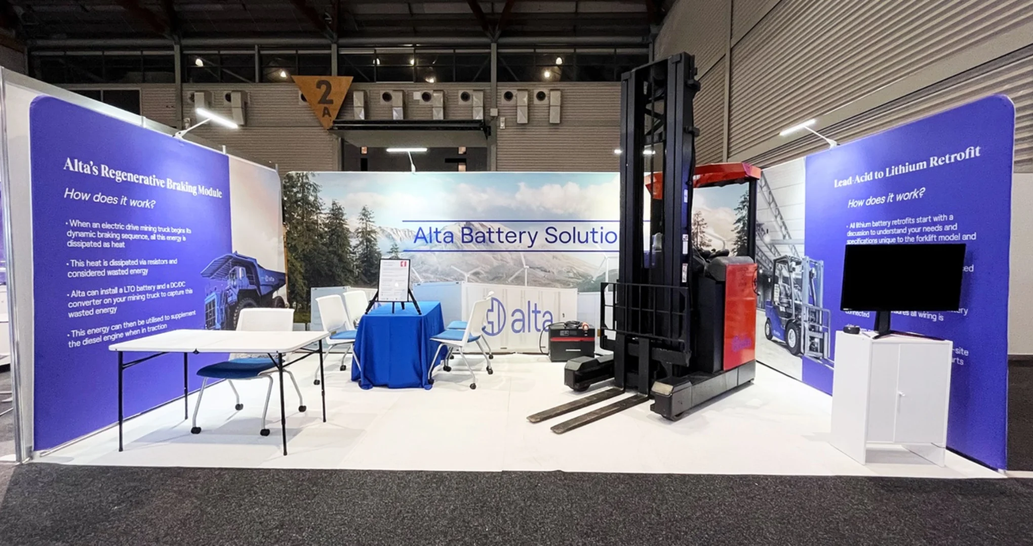 Alta 6x3 modular fabric exhibition booth by UCON Exhibitions